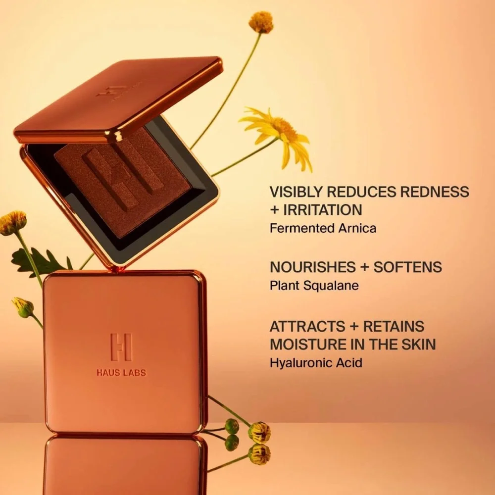 HAUS LABS Glowing Bronze Power Sculpt Velvet Bronzer - medium level 8